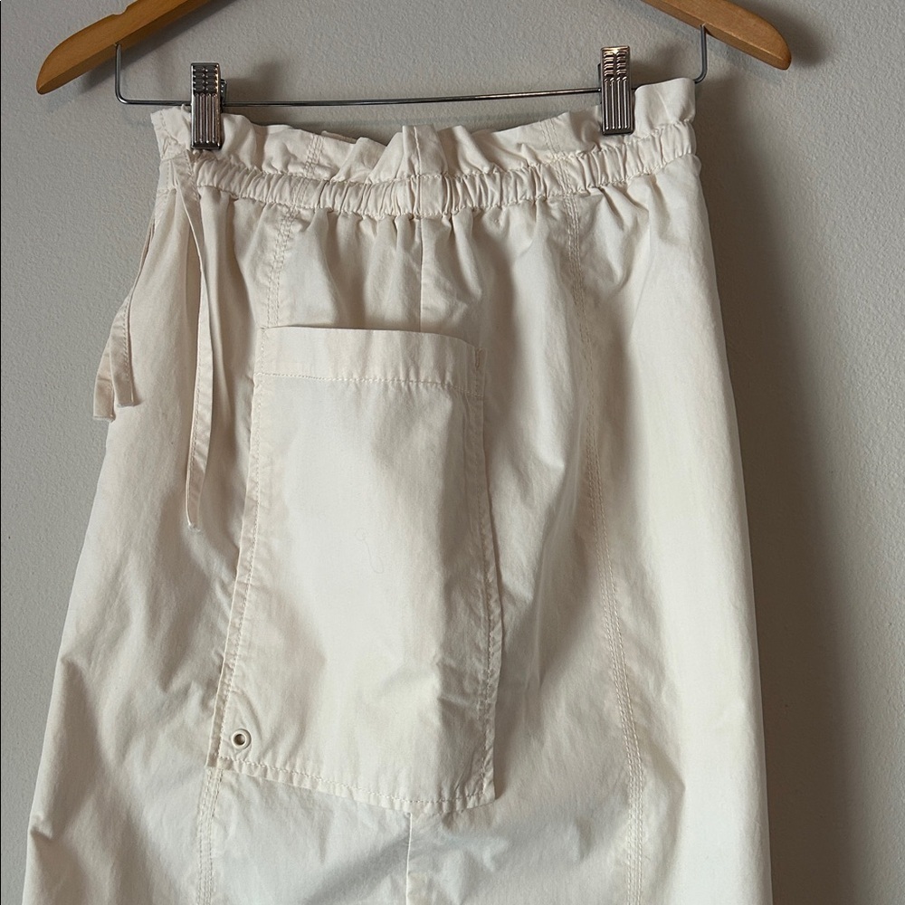 Free People Ivory Shell Cargo Utility Skirt Size XS TP zip front - Picture 3 of 12
